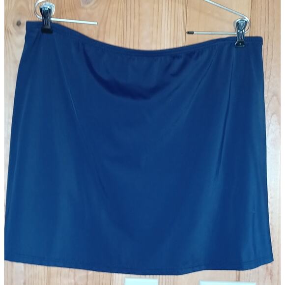 New QVC It Figures Hip Hider Swim Suit Skirt Women's 20W Navy Blue - Picture 4 of 7